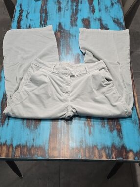 American Eagle Outfitters Light Blue Wide Leg Corduroy Pants
